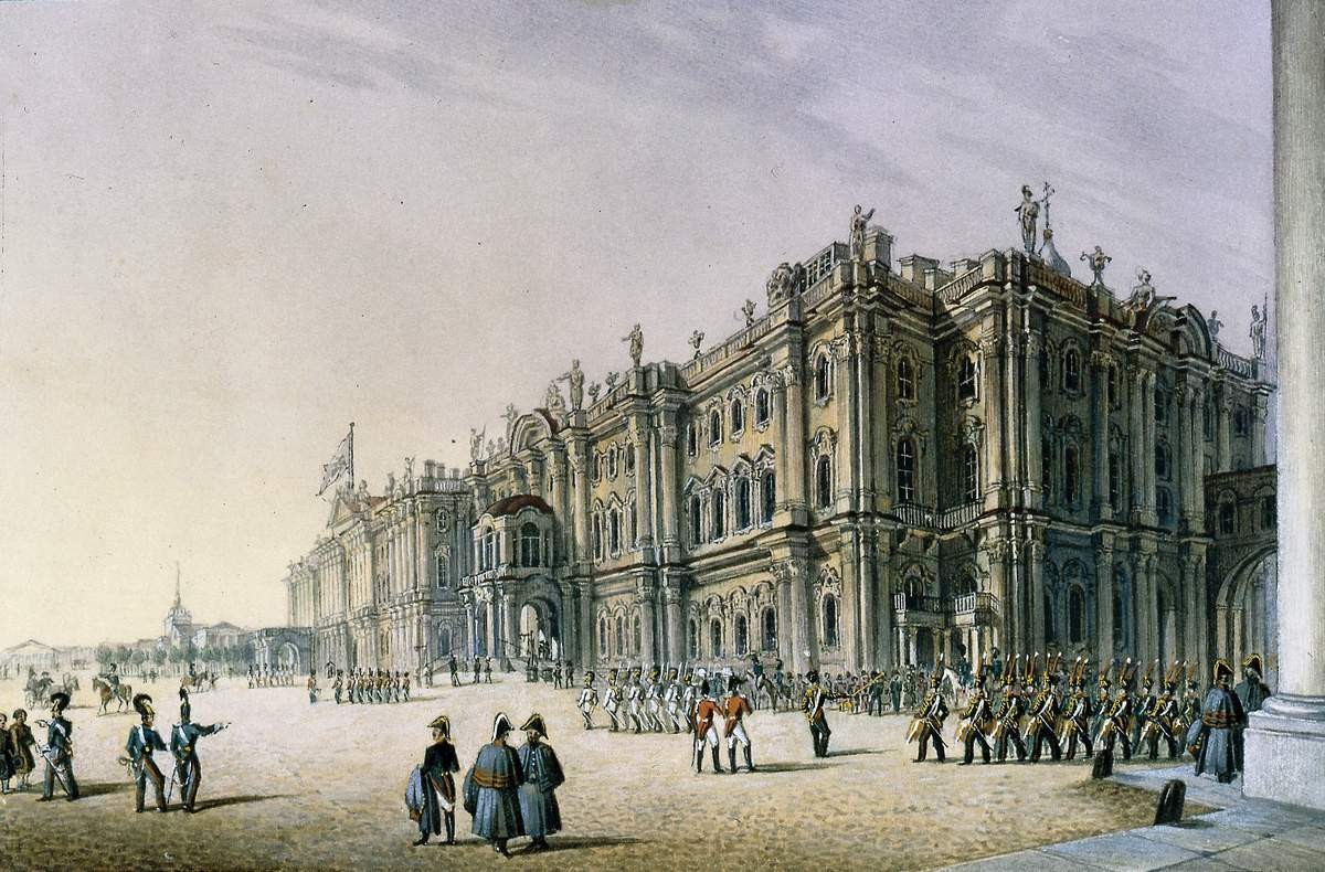Зимний дворец, Karl Beggrov, second half of the 1820s – 1830s