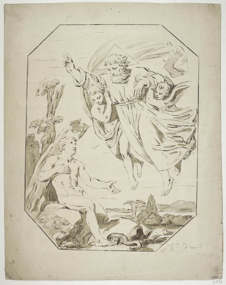 Сотворение человека. 6-й день, Aleksey Yegorov, 1820s