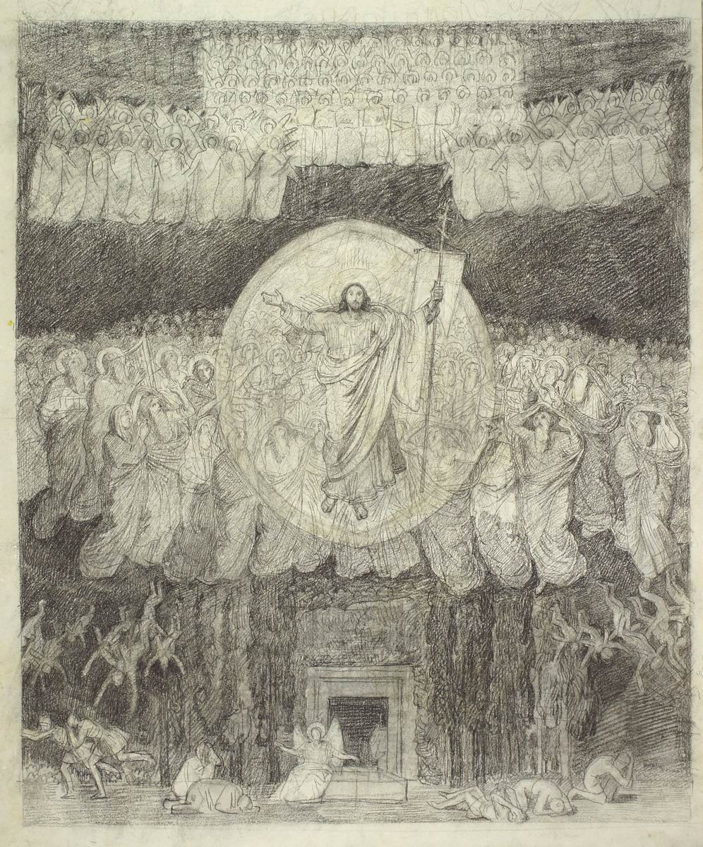 Воскресение Христа, Alexander Ivanov, 1845