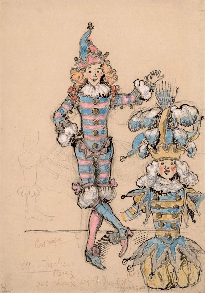 Шут, Alexandre Benois, 1907