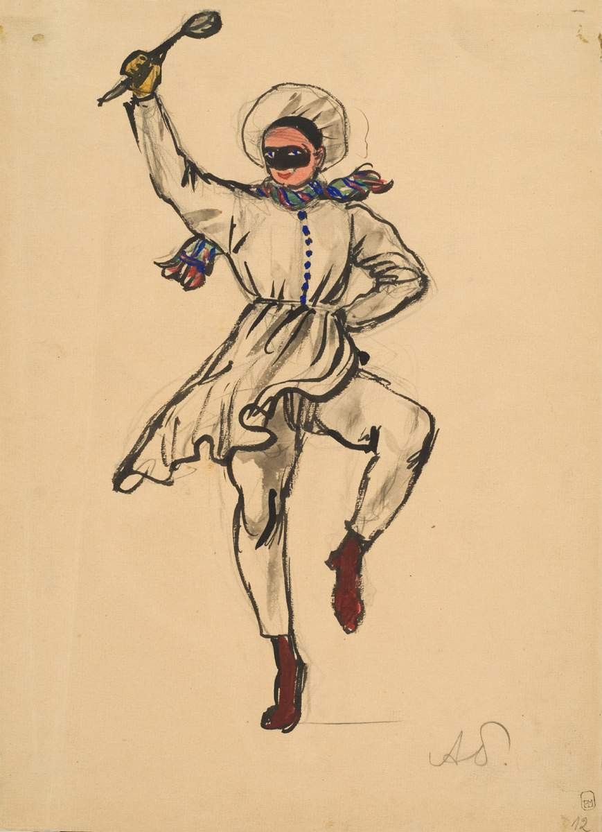 Ряженый — поваренок, Alexandre Benois, 1911-1920