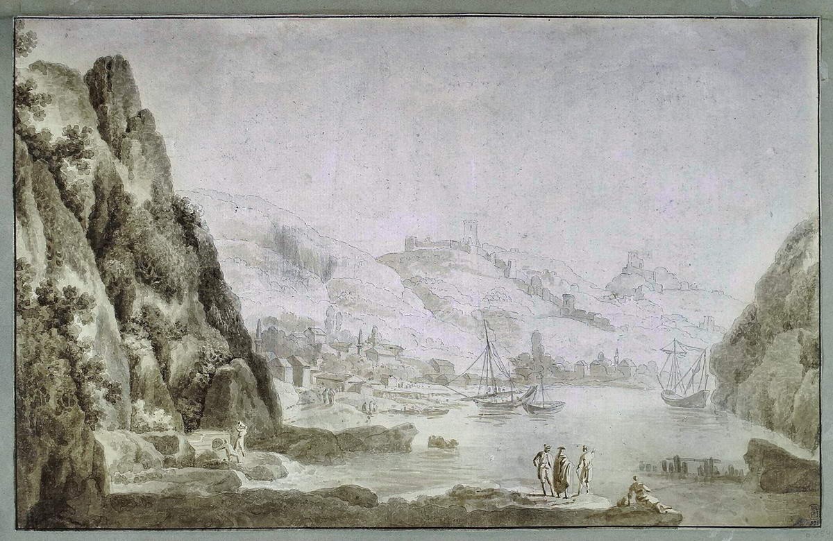 Вид Балаклавы, Mikhail Ivanov, 1783 (?)