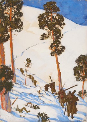 Саракомыш. Движение отряда на Бардусские высоты