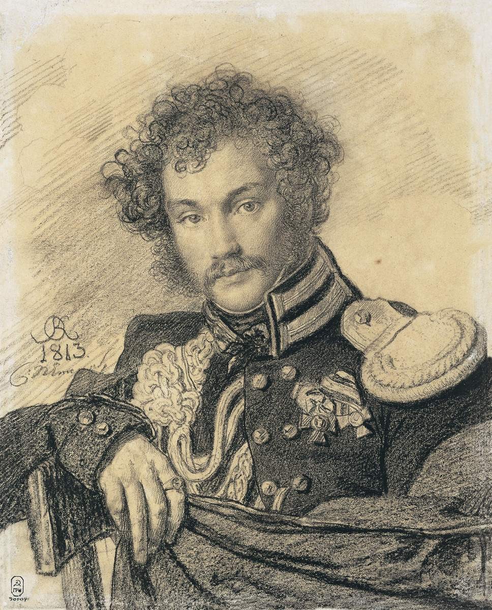 Портрет М. П. Ланского, Orest Kiprensky, 1813