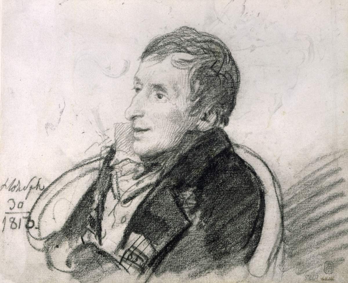Портрет А.Н.Оленина, Orest Kiprensky, 1813