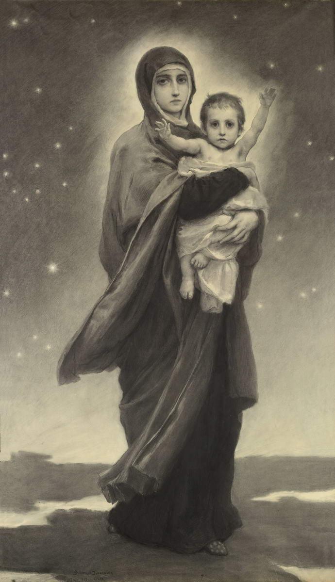 Богоматерь с младенцем, Viktor Vasnetsov, 1887