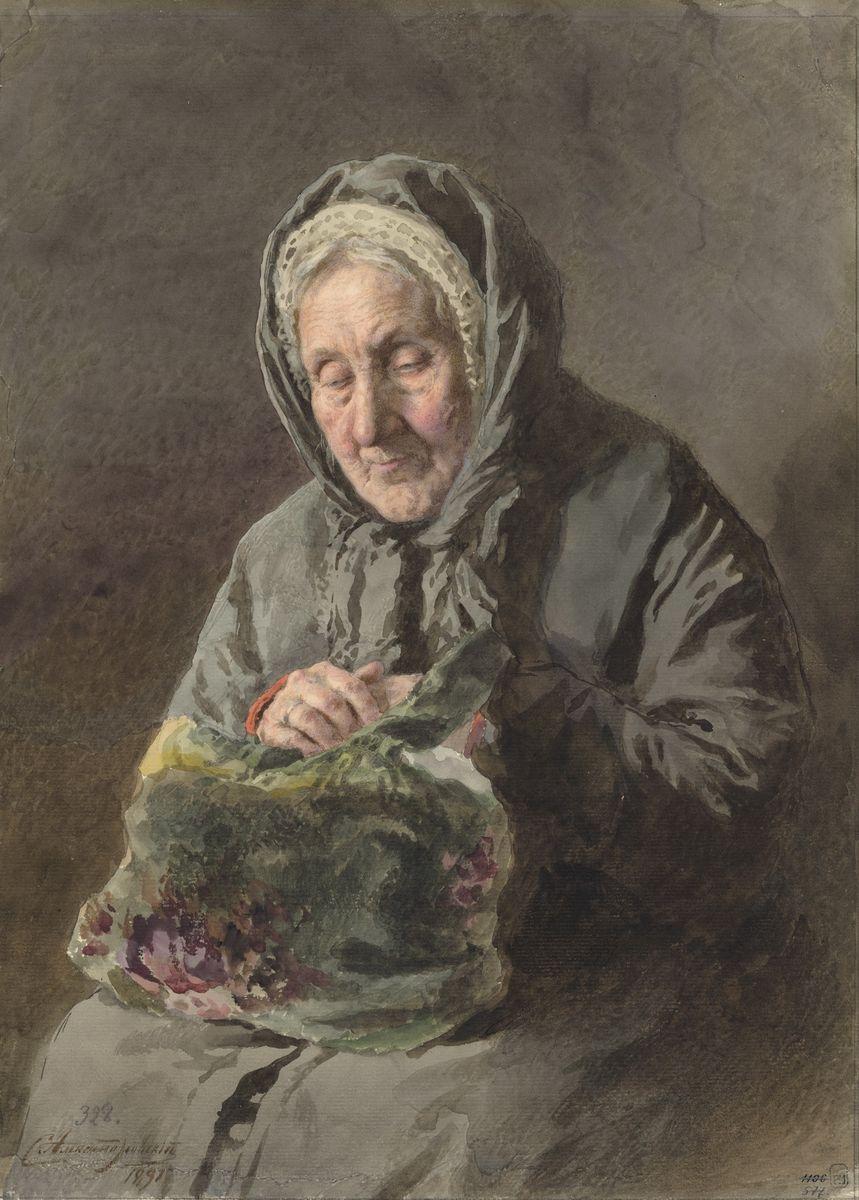Просительница, Stepan Alexandrovsky, 1891