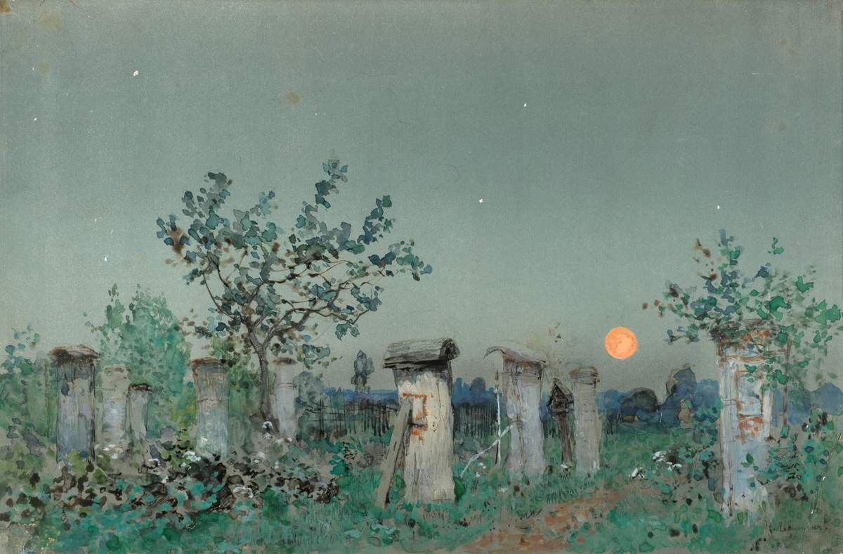 Пасека, Isaac Levitan, 1887