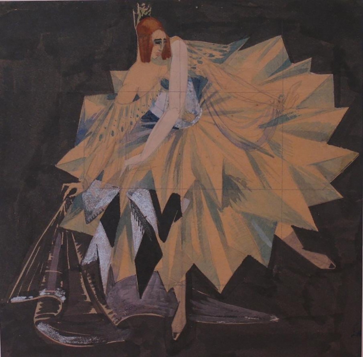 Пьеретта, Vera Mukhina, c. 1916