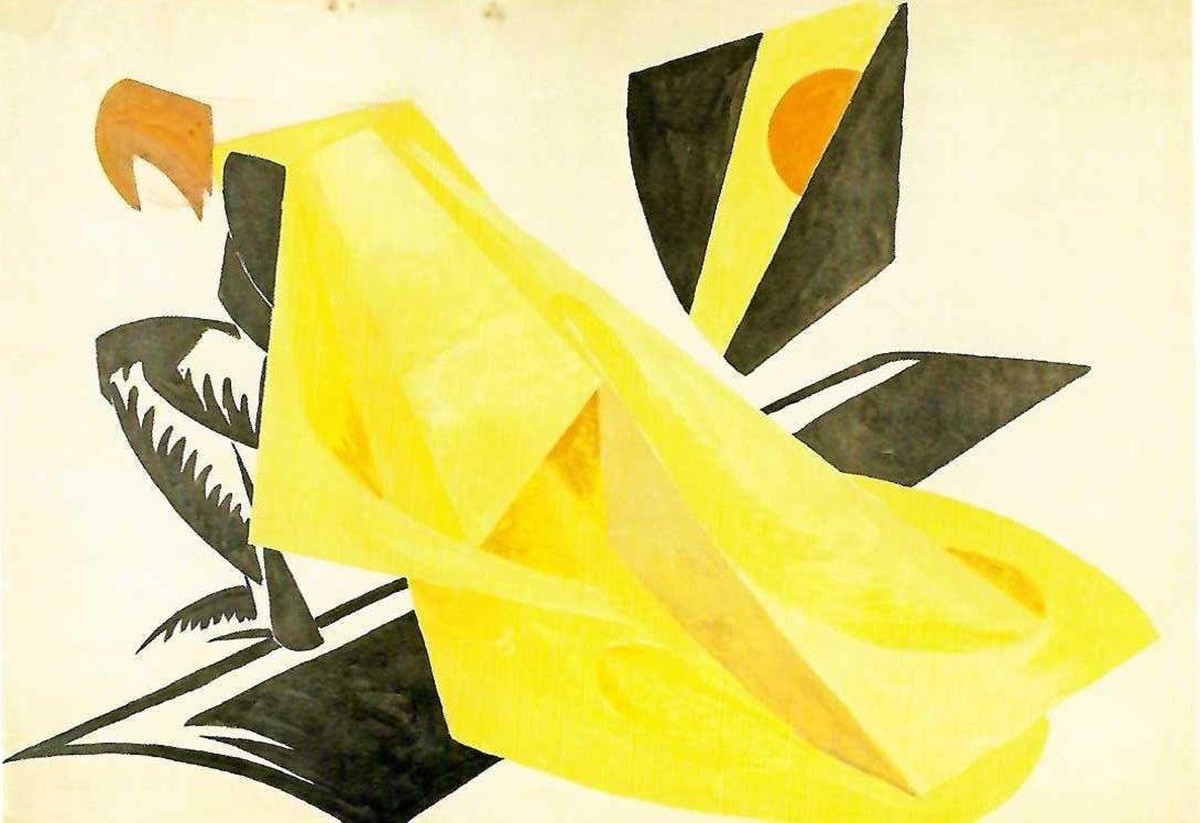 Рыцарь в золотом плаще, Vera Mukhina, c. 1916–1917