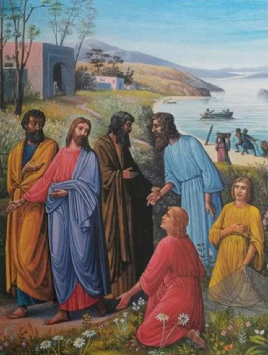 Христос и рыбаки, Mikhail Petrovich Solovyev, 1884