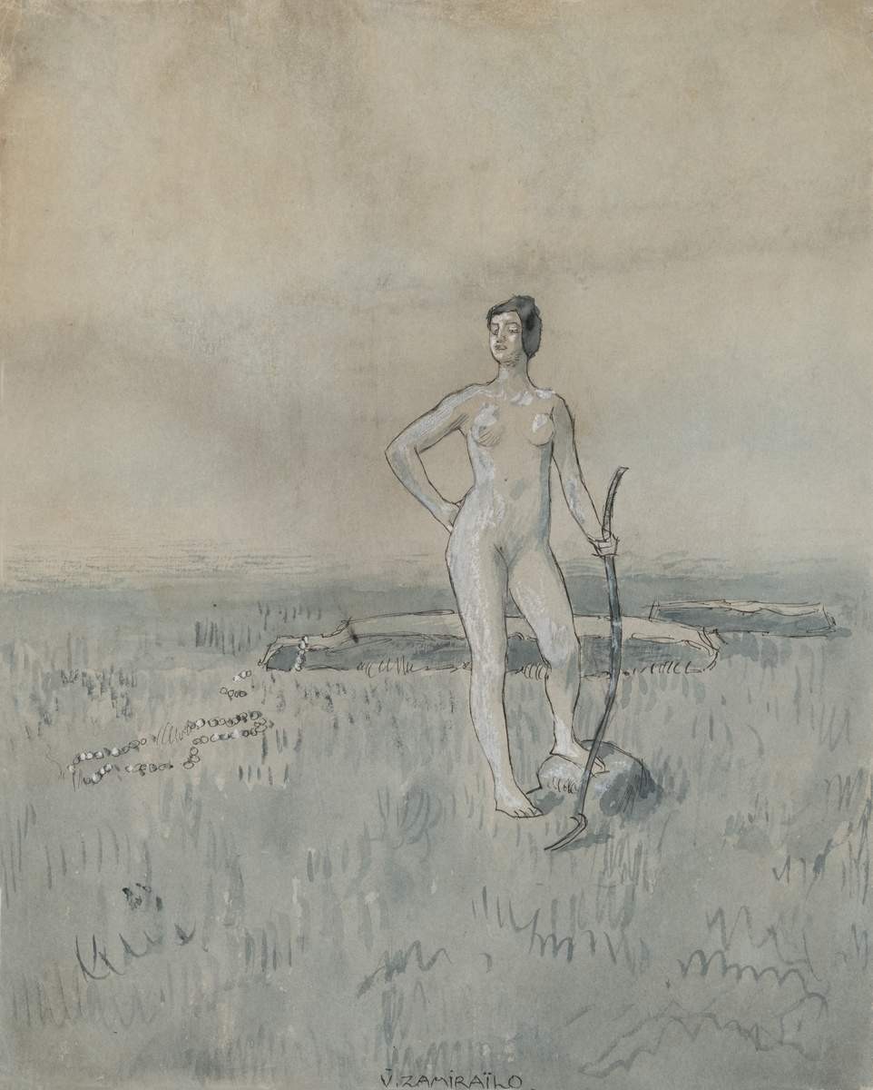 Женщина в поле, Viktor Zamiraylo, late 1900s – early 1910s