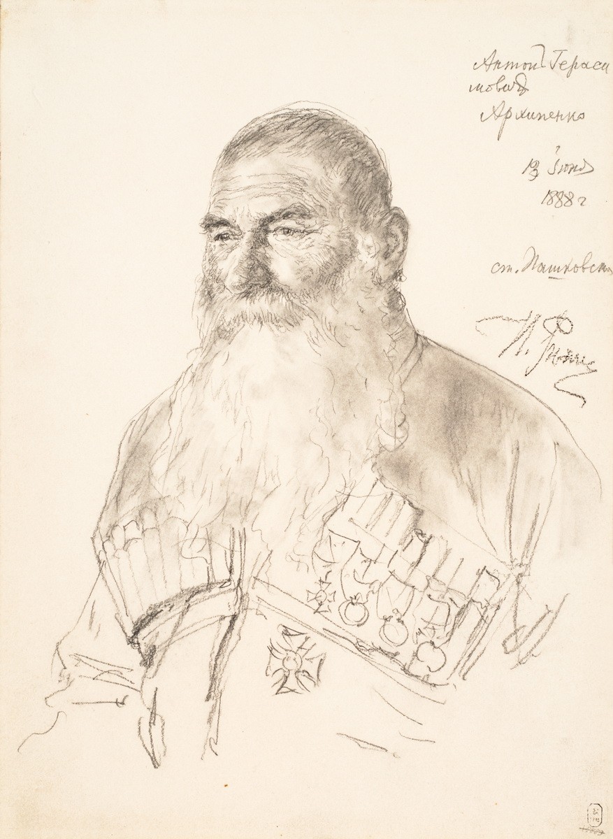 Антон Архипенко, Ilya Repin, 1888