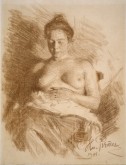 Semi-Nude (Portrait of Natalia Nordman)