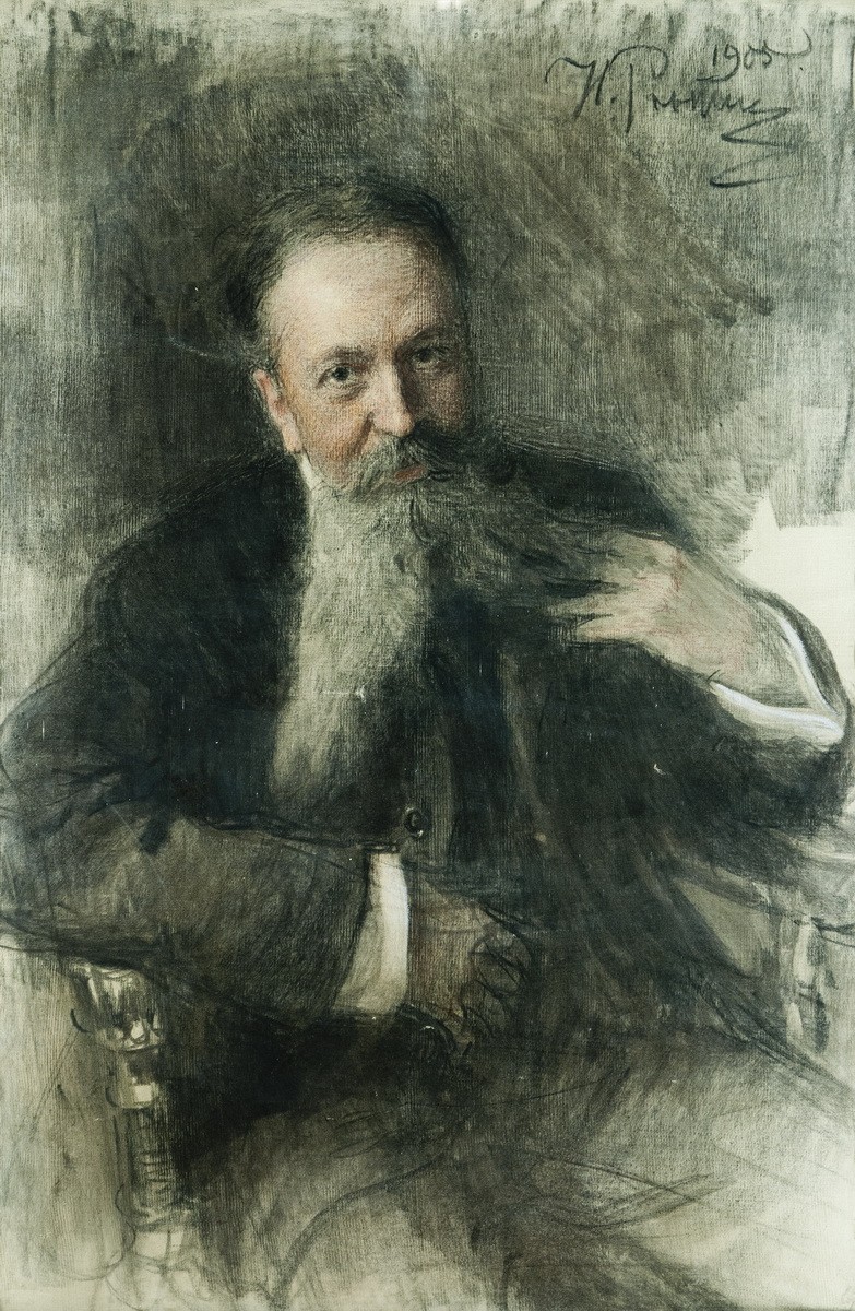 Портрет Евгения Шварца, Репин Илья Ефимович, 1905