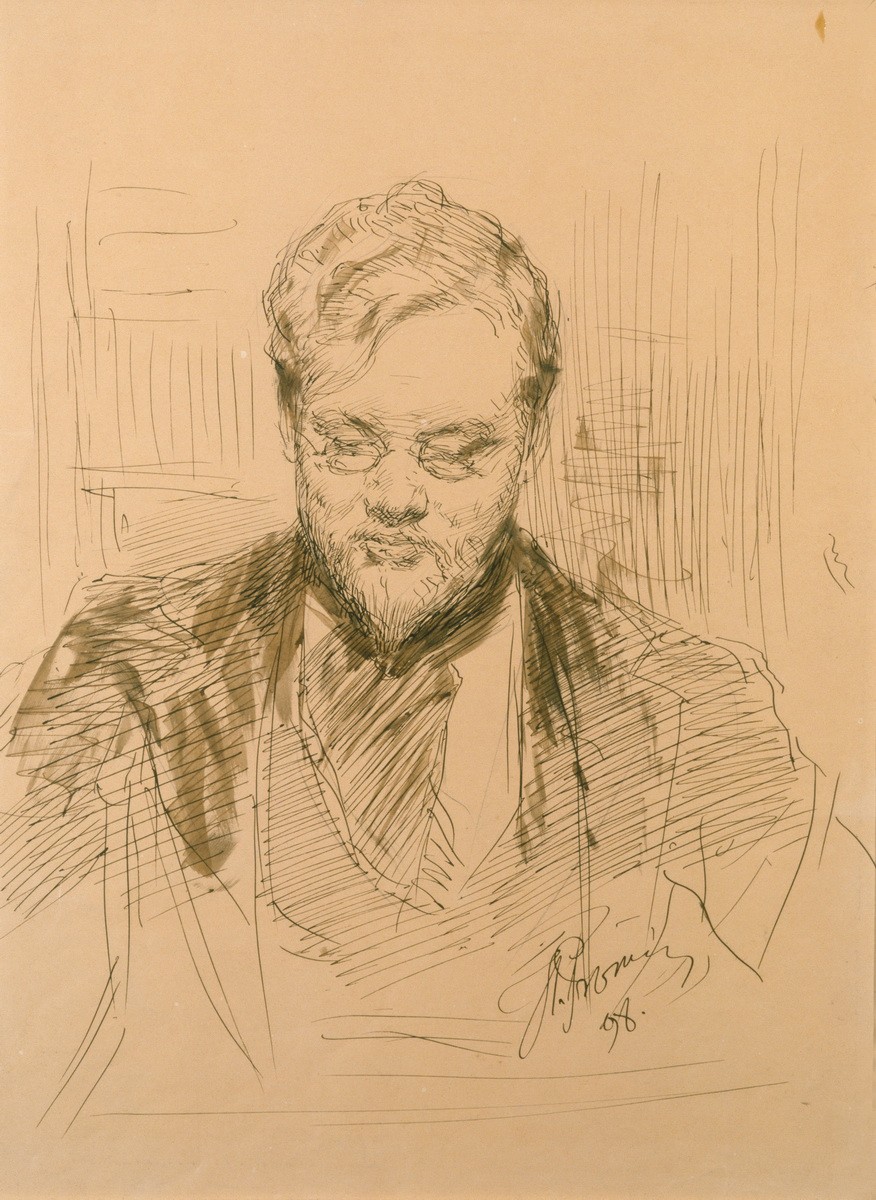 Портрет Сергея Боткина, Ilya Repin, 1898