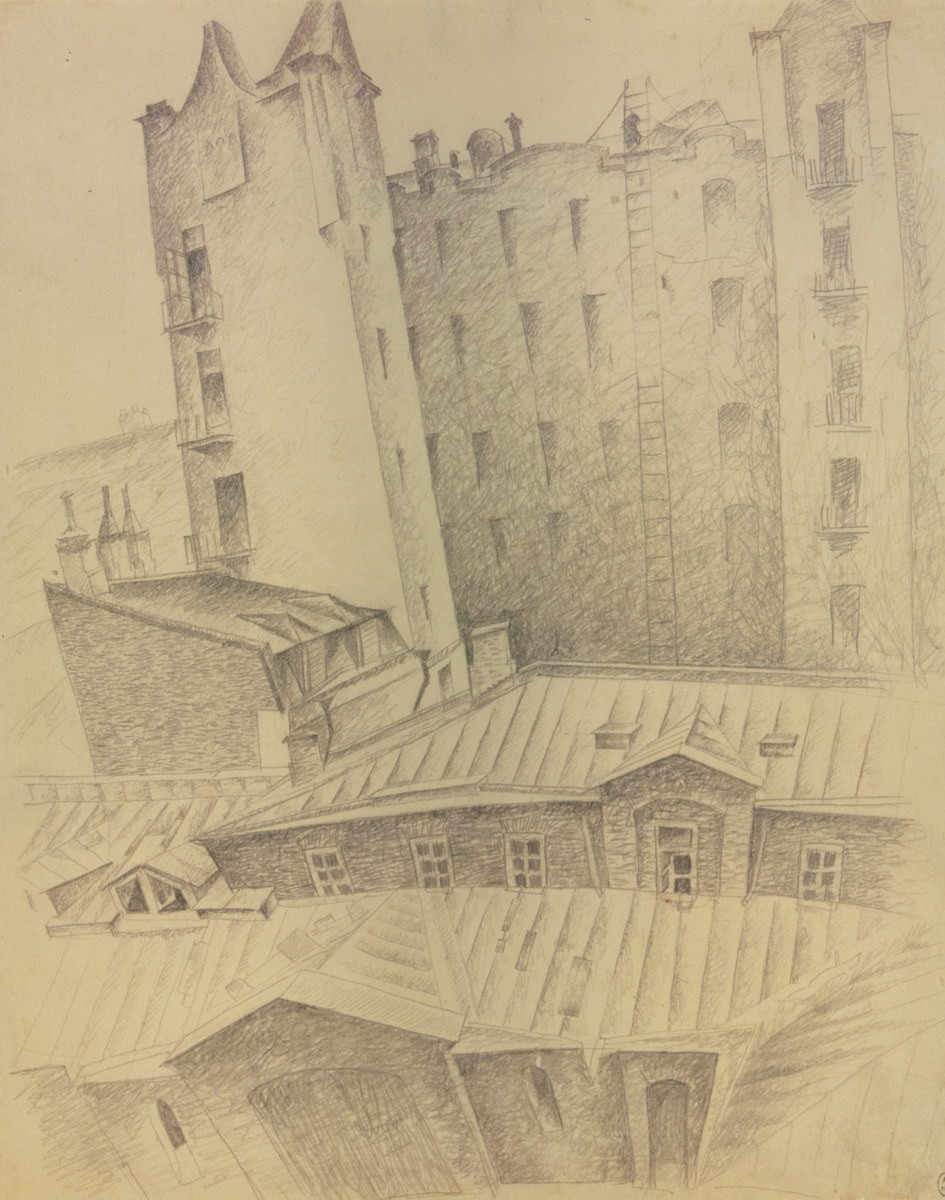 Крыши, Aleksandr Nikolaevich Samokhvalov, 1920–1921