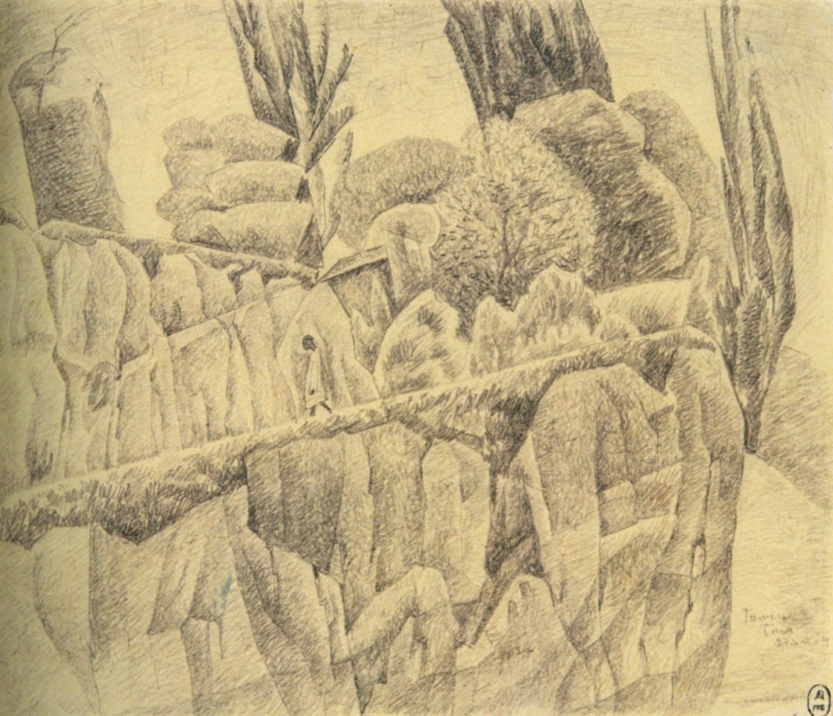 Берег Басы, Aleksandr Nikolaevich Samokhvalov, 1921