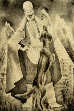 Иллюстрация к книге Михаила Пришвина «Рассказы егеря Михал Михалыча»