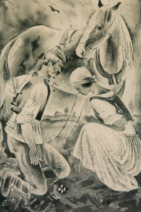 Иллюстрация к книге Михаила Пришвина «Рассказы егеря Михал Михалыча»
