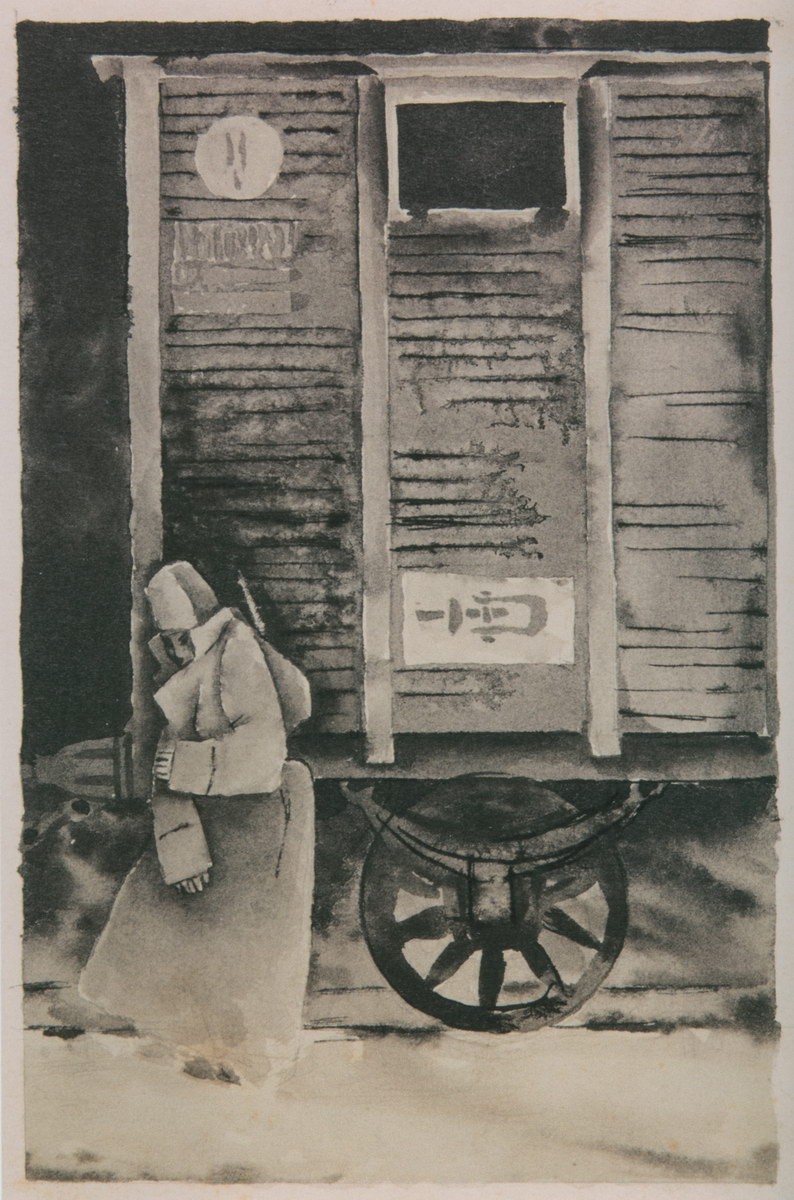 Иллюстрация к книге А. Н. Самохвалова «Ходя», Aleksandr Nikolaevich Samokhvalov, 1927