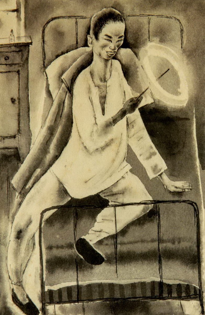 Иллюстрация к книге А. Н. Самохвалова «Ходя», Aleksandr Nikolaevich Samokhvalov, 1927