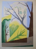 Стилизованный пейзаж. Весна