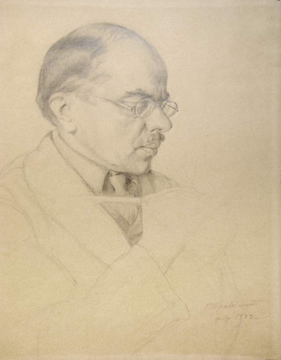 Портрет С. В. Чехонина, Нерадовский Петр Иванович, 1922