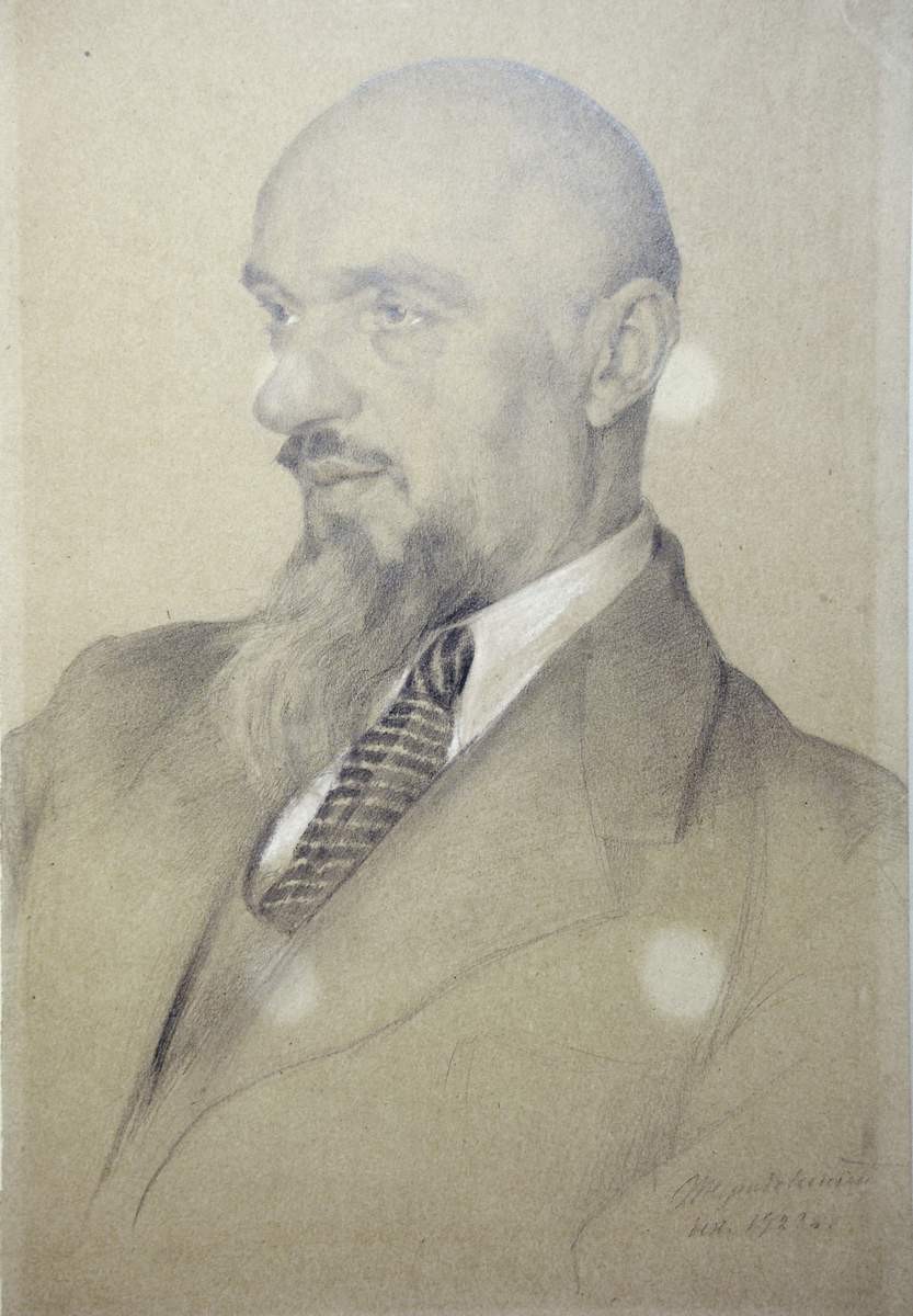 Портрет K. Ф. Юона, Нерадовский Петр Иванович, 1923