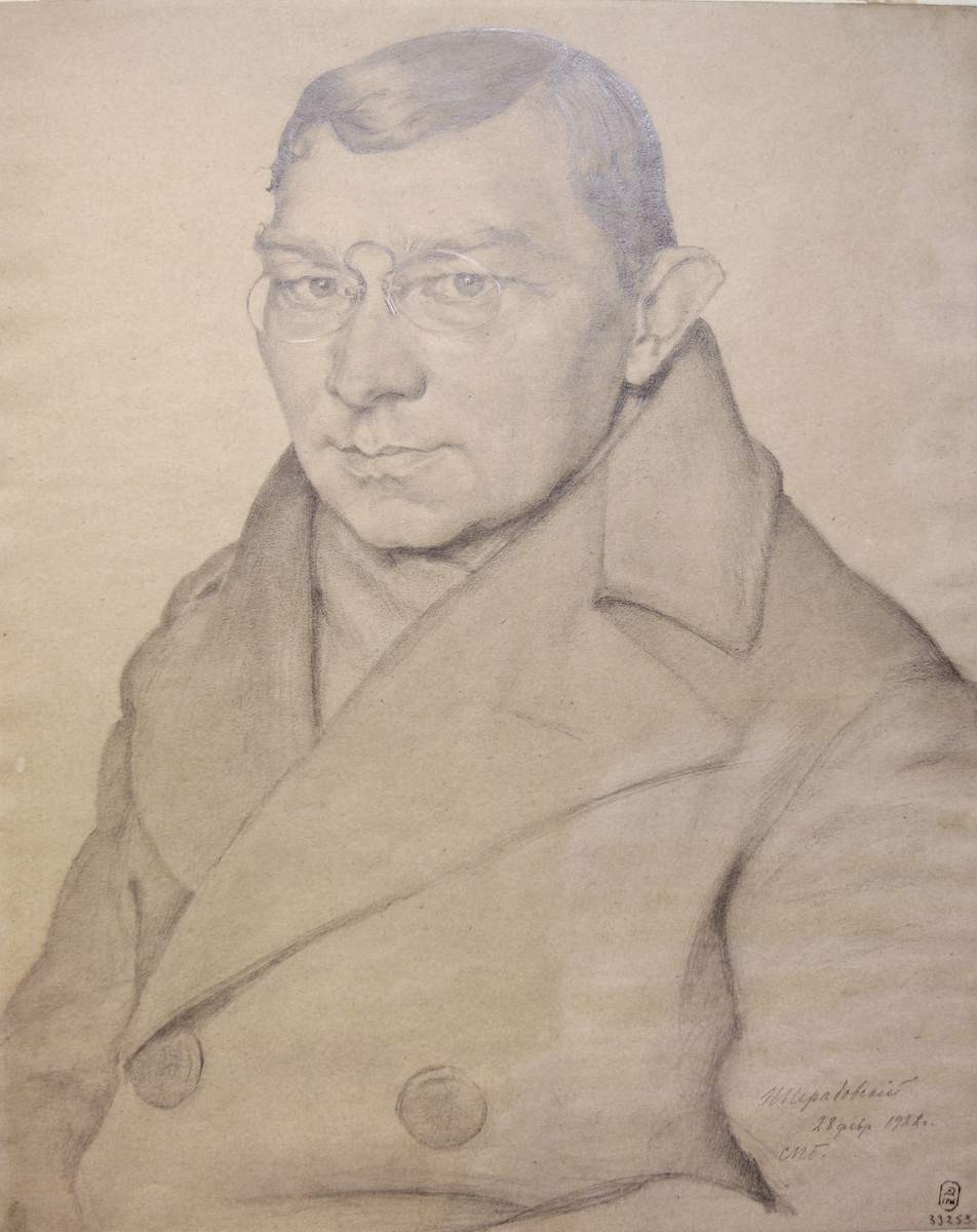 Портрет Д. И. Митрохина, Нерадовский Петр Иванович, 1922