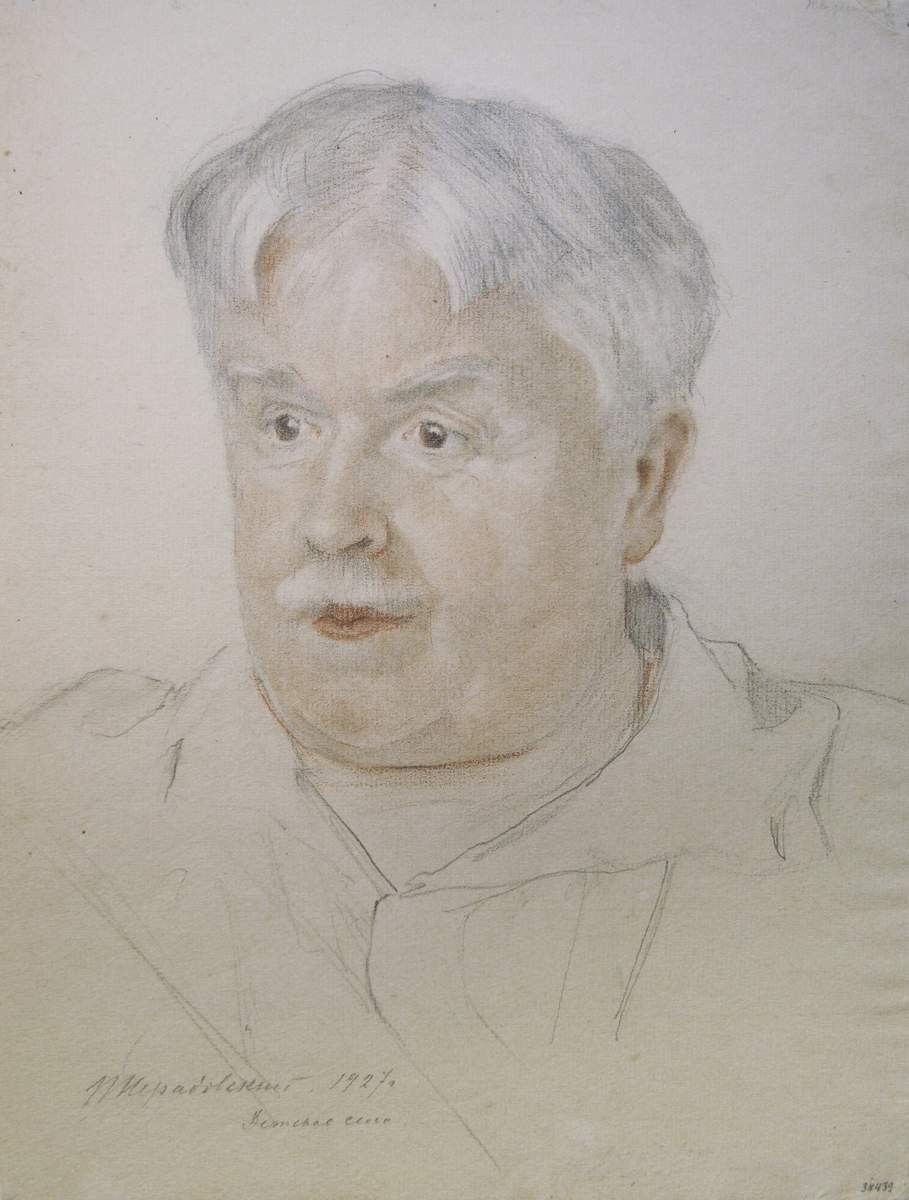 Портрет А. Я. Головина, Нерадовский Петр Иванович, 1927