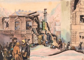 Ленинград в дни блокады. Январь 1942 год
