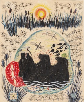 Иллюстрация к книге Д. Н. Мамина-Сибиряка «Аленушкины сказки»