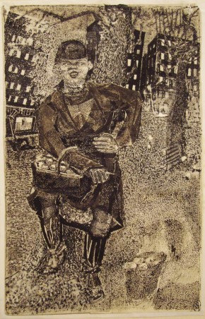 Торговка яблоками