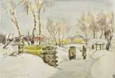 В Михайловском саду 30 марта 1942 года