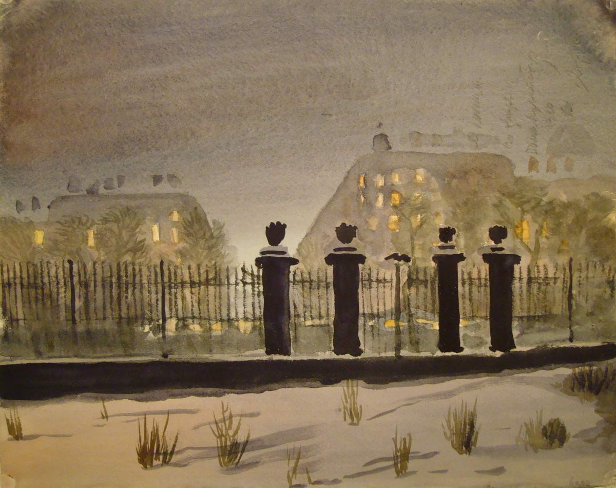 Решетка Русского музея, Nikolay Lapshin, 1939