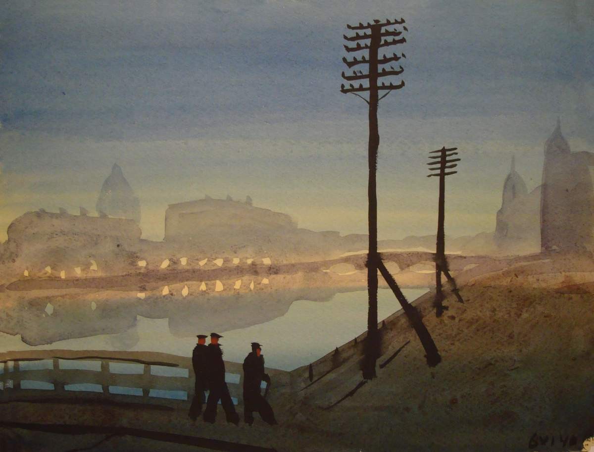 Фонтанка, Nikolay Lapshin, 1940
