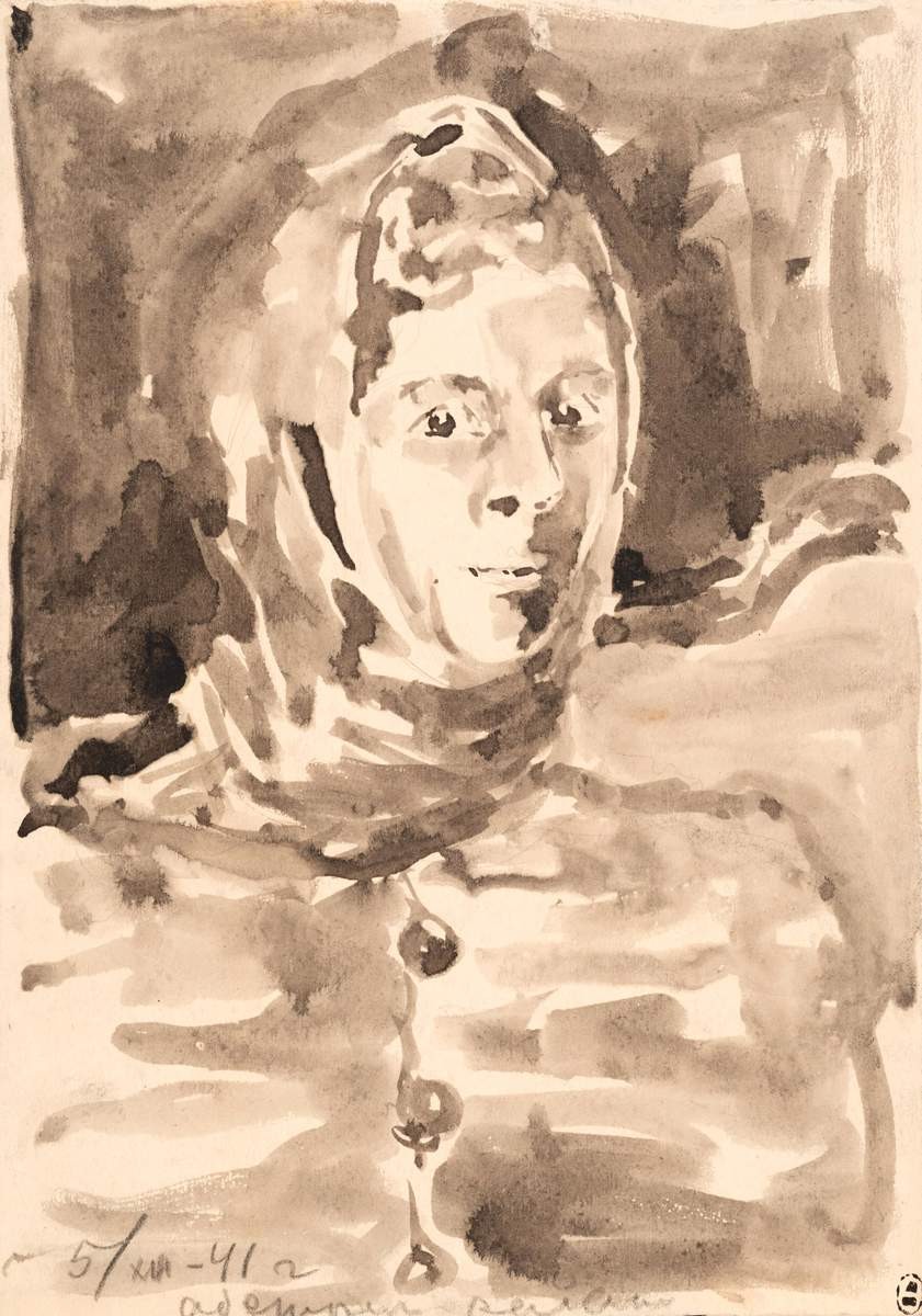Автопортрет, Eugenia Magaril, 1941