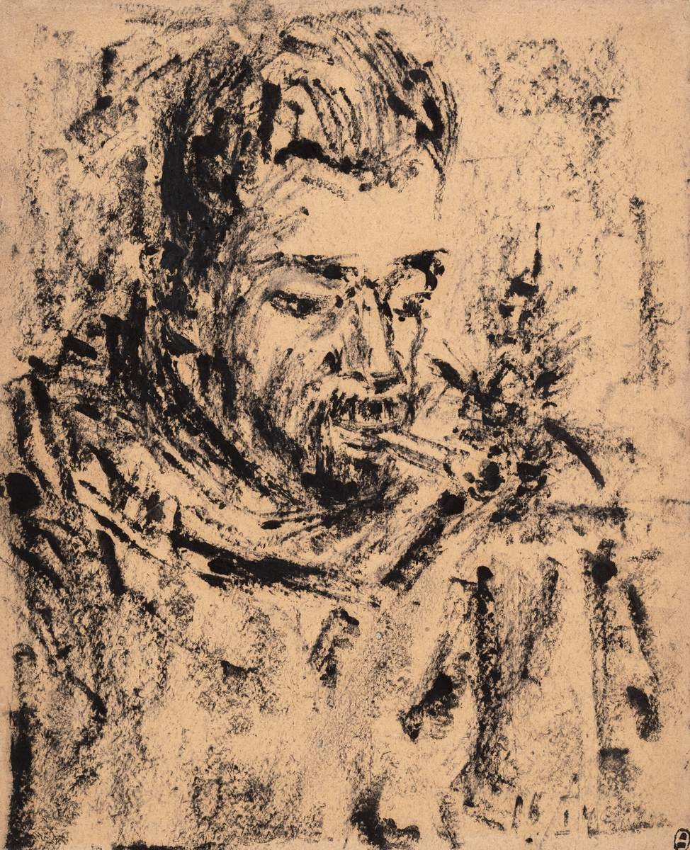 С папиросой (Павлов-Киселев Г. И.), Eugenia Magaril, 1942