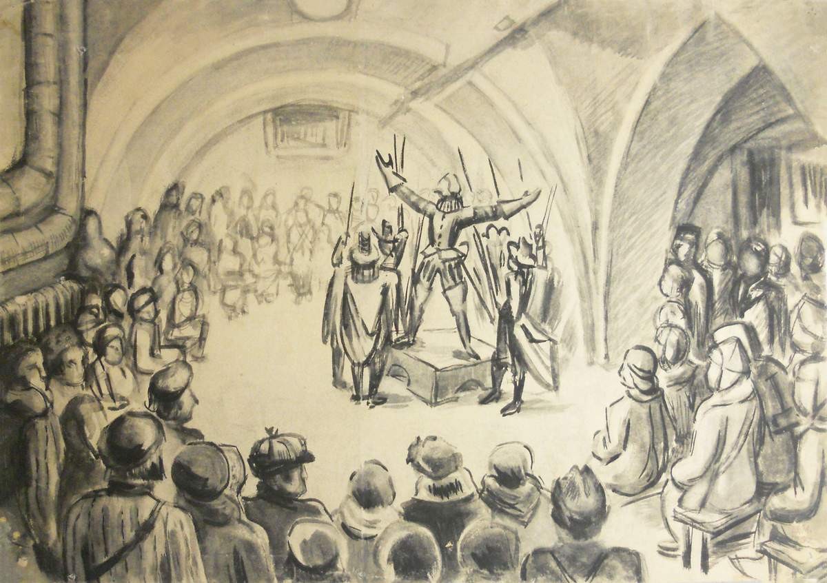 В Малом оперном театре в 1941 году, Vera Vladimirovna Milyutina, 1942