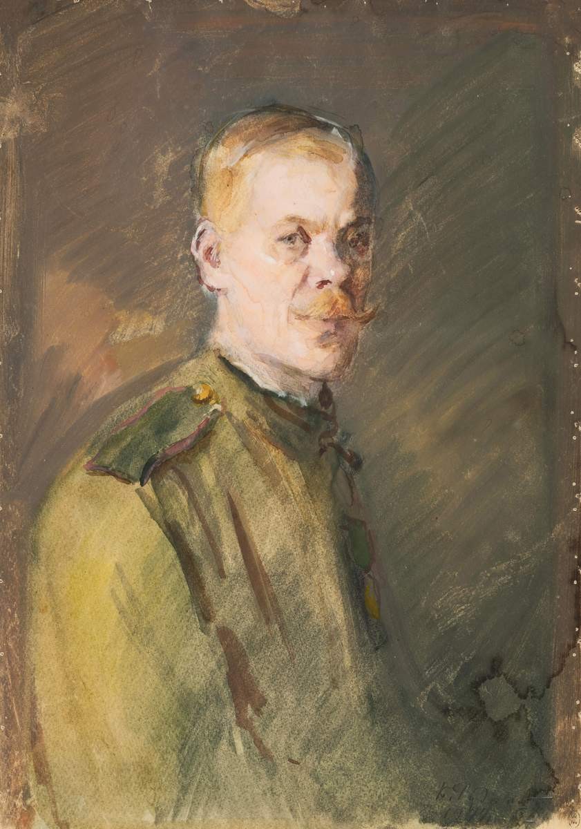 Мужской портрет, Konstantin Ivanovich Rudakov, 1944