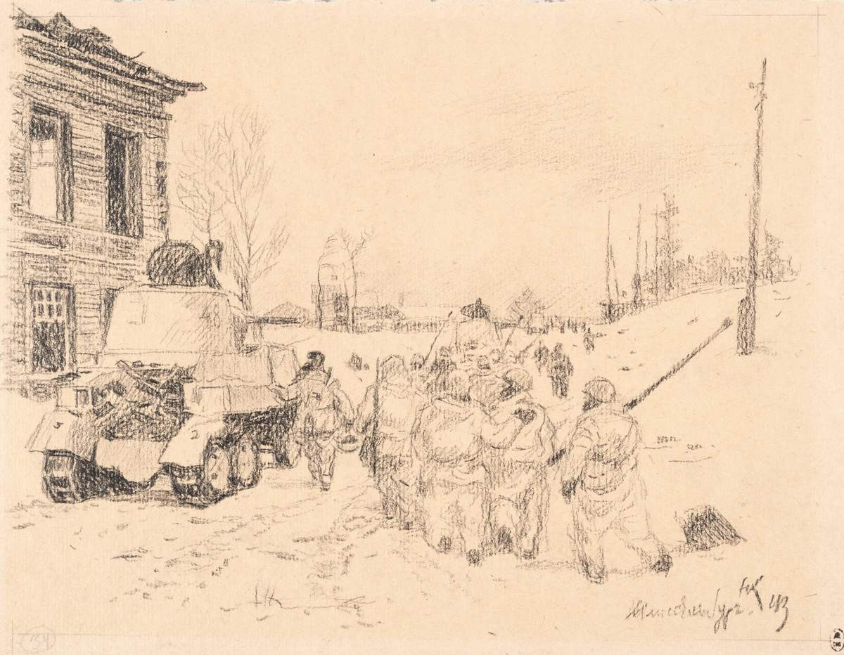 Прорыв блокады. Шлиссельбург, Nikolay Timofeyevich Kulikov, 1943