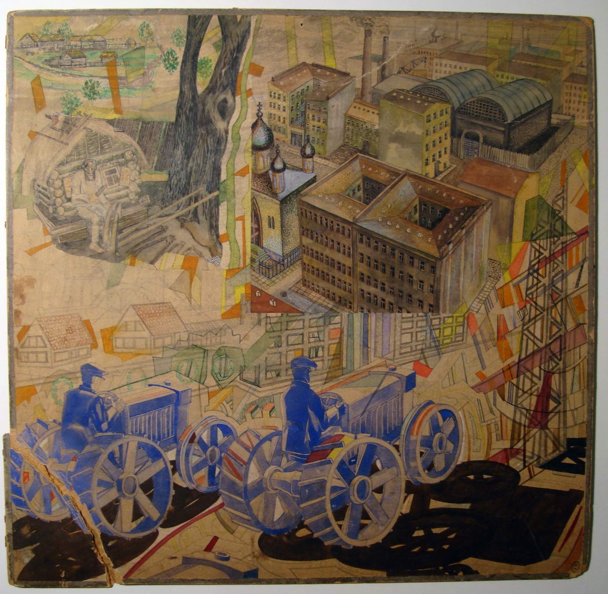 Новое в городе и деревне, Nikolay Yevgrafov, late 1920s