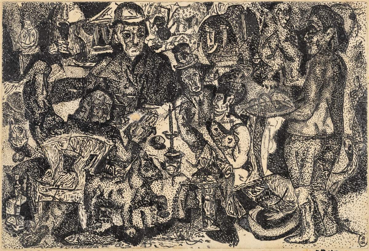 Они жрут, Boris Isaakovich Gurvich, 1925