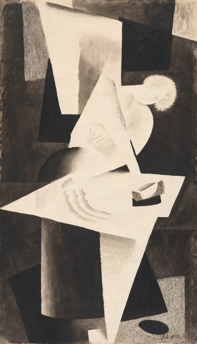 Прачка (Гладильщица), Vladimir Lebedev, 1920