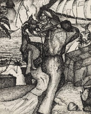 Первая работа у Филонова. Композиция