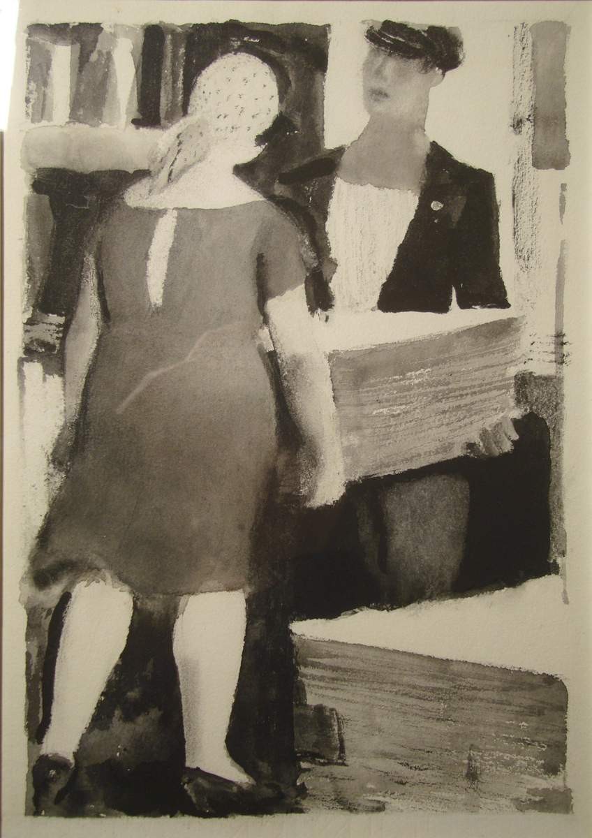 В типографии (№ 1), Vladimir Lebedev, 1927