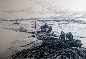 Заставка к главе «День в помещичьей усадьбе» из романа М.Е.Салтыкова-Щедрина «Пошехонская старина»