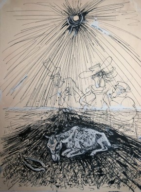 «Коняга». Иллюстрация к сказке М.Е. Салтыкова-Щедрина 