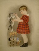 Иллюстрация к книге С. Я. Маршака «Усатый полосатый»
